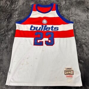 Mitchell & Ness Jersey Mens Multicolor Washington Bullets Jordan# 23 Basketball